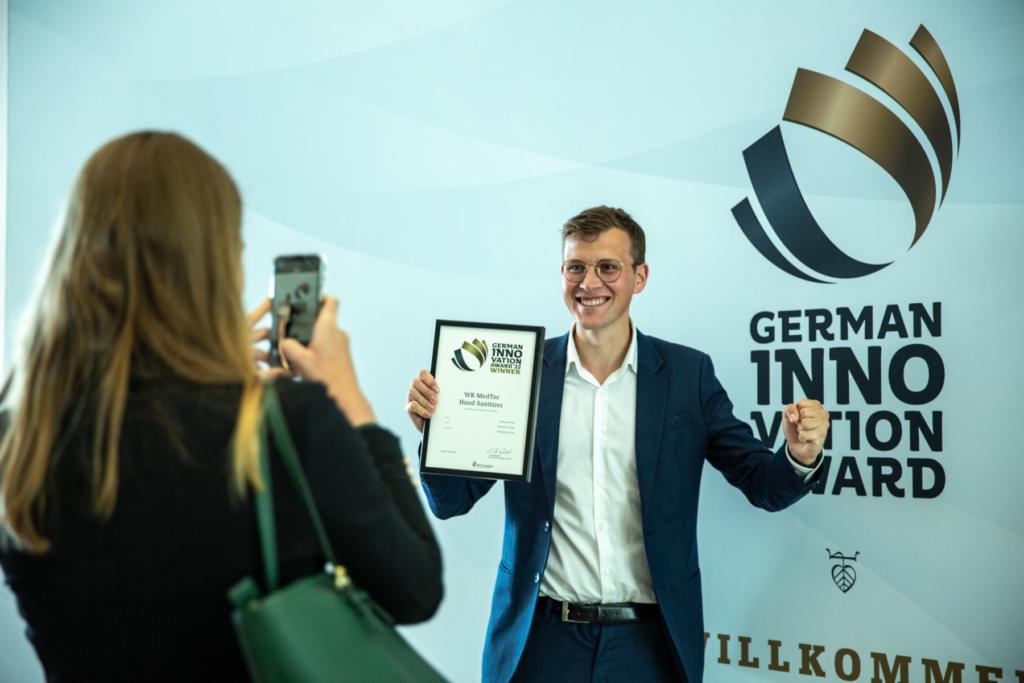 Timon mit dem German Innovation Award