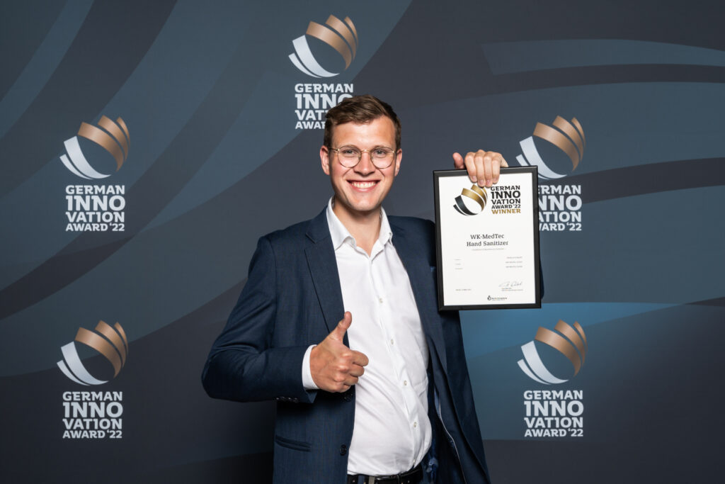 Timon mit dem German Innovation Award